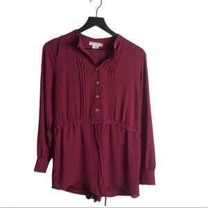 Urban Outfitters Cooperative Maroon Romper Small